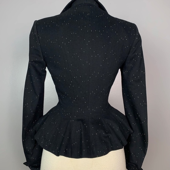 Dramatic New Look Peplum Jacket by Lilli Ann. - Picture 3 of 8